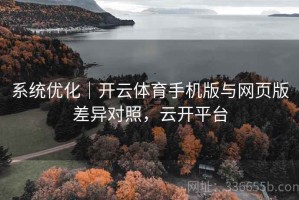 系统优化｜开云体育手机版与网页版差异对照，云开平台