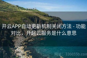 开云APP自动更新机制关闭方法 - 功能对比，开起云服务是什么意思