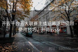 开云平台五大联赛主播招募活动回顾 - 使用技巧，开哥云ssr