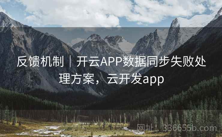 反馈机制｜开云APP数据同步失败处理方案，云开发app