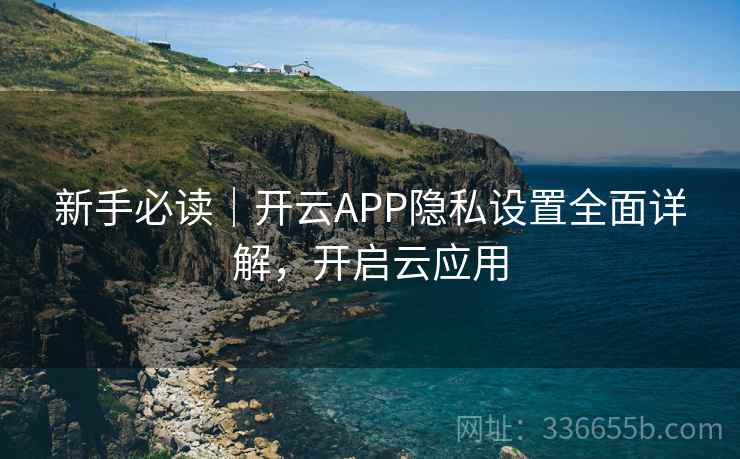 新手必读｜开云APP隐私设置全面详解，开启云应用